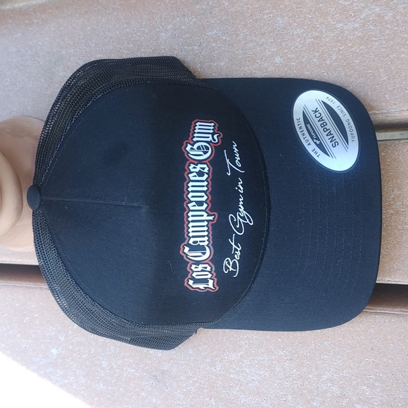 Los Campeones Gym Best Gym in Town Trucker Mesh Snapback Hat Cap New - Picture 1 of 9